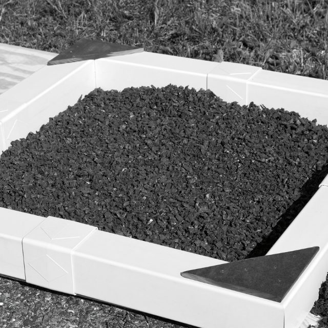 black rubber mulch enhancing the look of play space for kids black rubber mulch