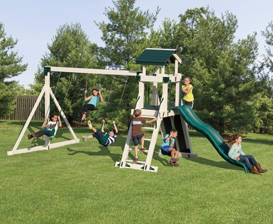 affordable frolic zone playground set